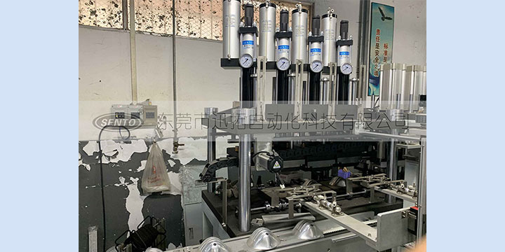 东莞-某-机械公司运用森拓标准型气液增压缸案例